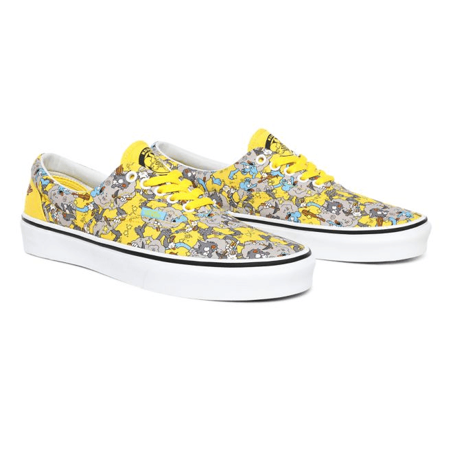 Vans x The Simpsons Era Itchy & Scratchy Yellow Trainers VN0A4BV41UF