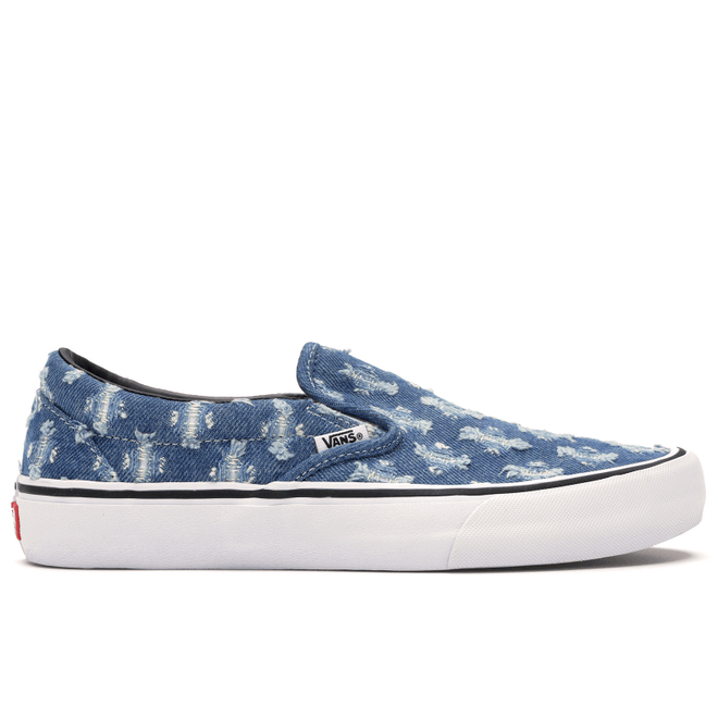 Vans Slip-On Supreme Hole Punch Denim Blue VN0A38DD2DD