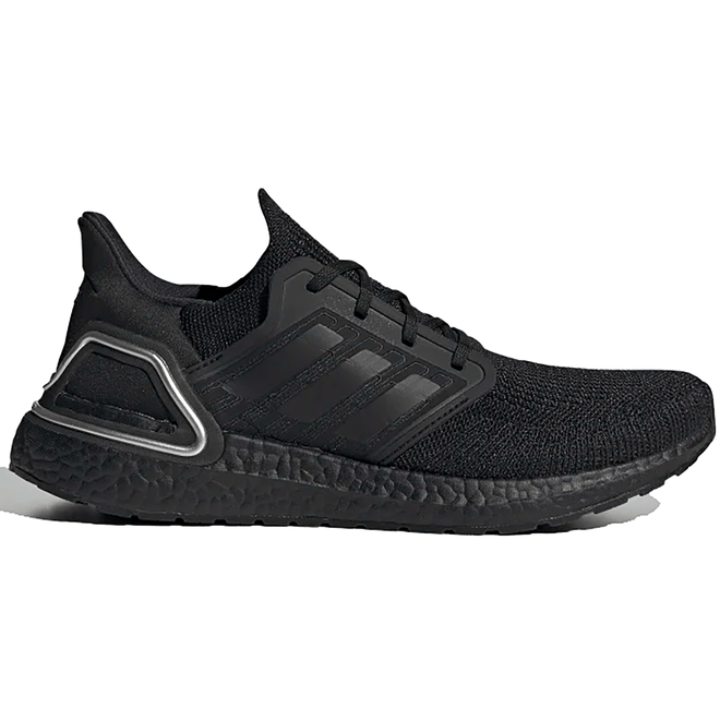 adidas Ultra Boost 20 Core Black Silver Metallic FV8333