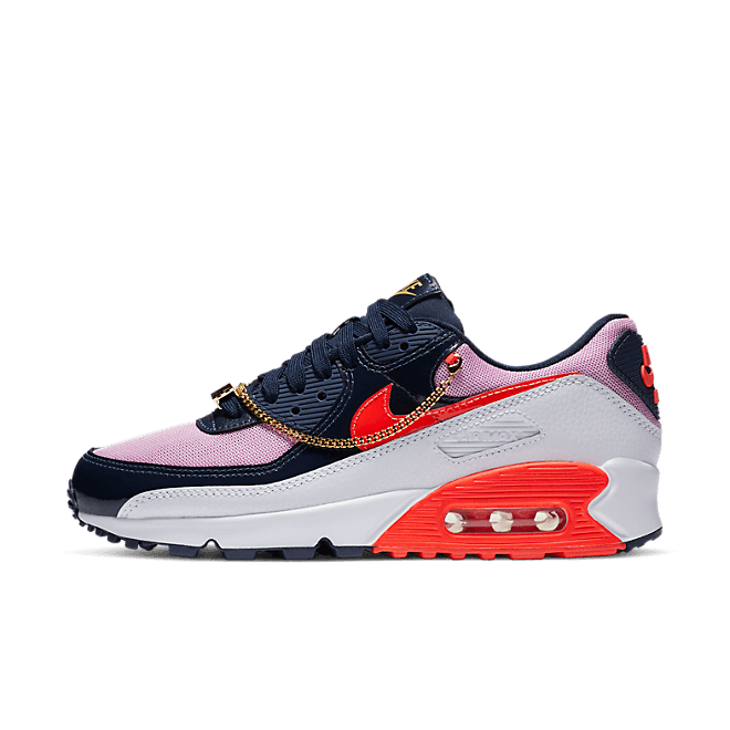 Nike Air Max 90 Cuban Link Obsidian Pink (W) CZ8099-100