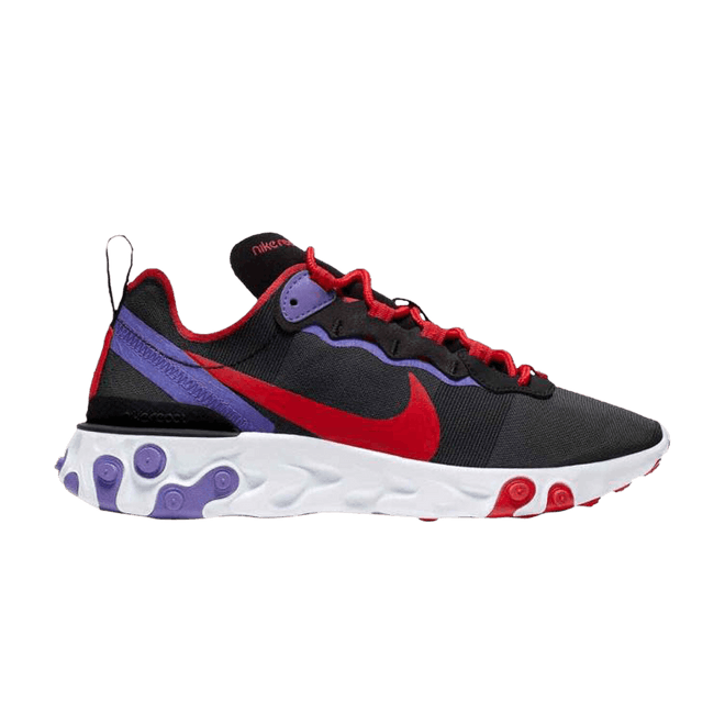 Nike React Element 55 Black University Red (W) CQ9903-001