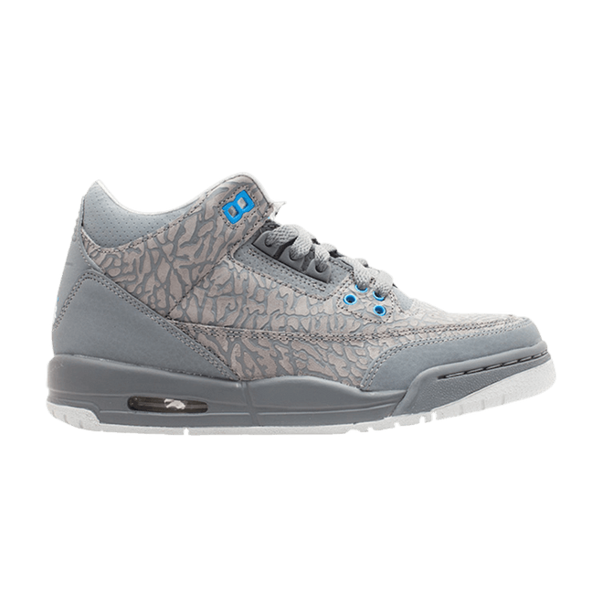 Jordan 3 Retro Flip Cool Grey Blue Glow (GS) 441140-015