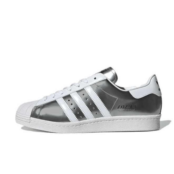 Prada X adidas Superstar 'Silver Metallic' FX4546