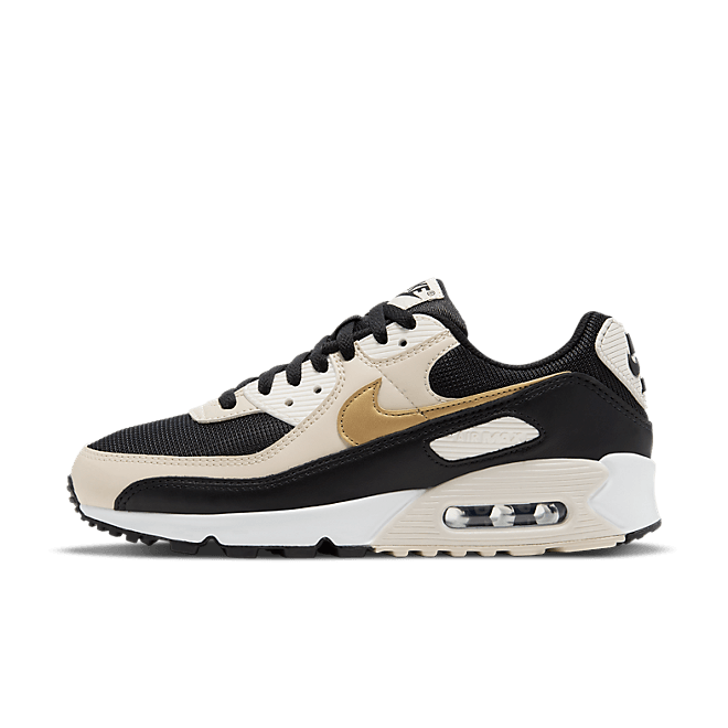 Nike Air Max 90 Black Metallic Gold Summit White DB9578-001