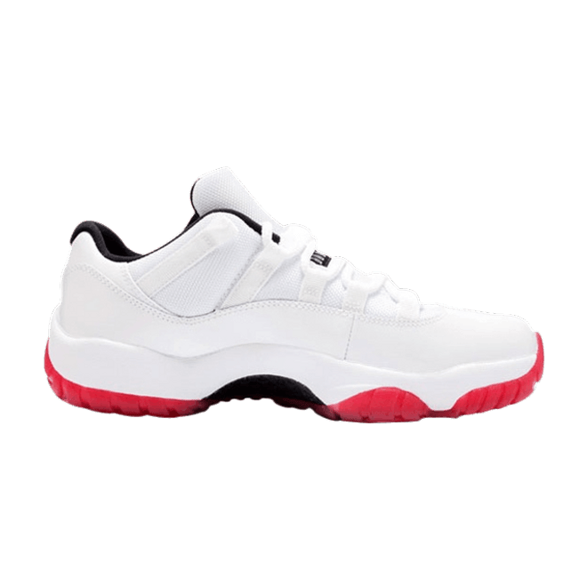 Jordan 11 Retro Low White Varsity Red (GS) 528896-101