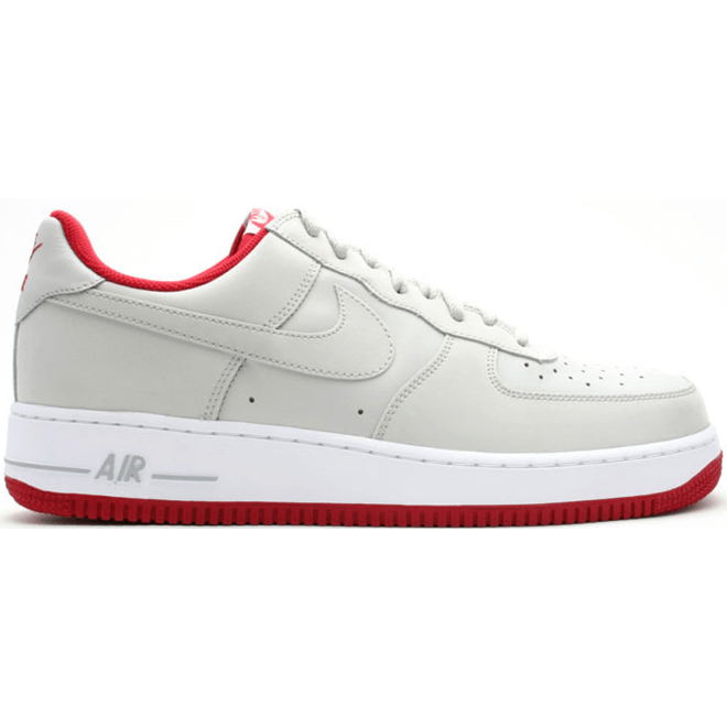Nike Air Force 1 Low Neutral Grey Varsity Red 313642-007