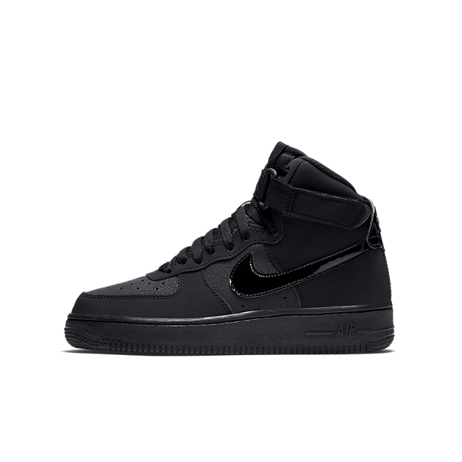 Nike Air Force 1 High Triple Black (GS) 653998-001