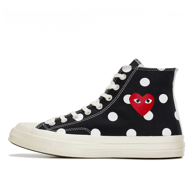 Chuck Taylor All-Star 70s Hi Comme des Garcons CDG Polka Dot Black 505-655229