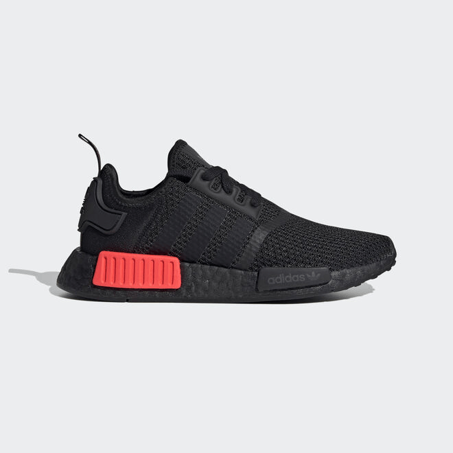 adidas NMD R1 V2 Core Black Solar Red (GS) FV8174