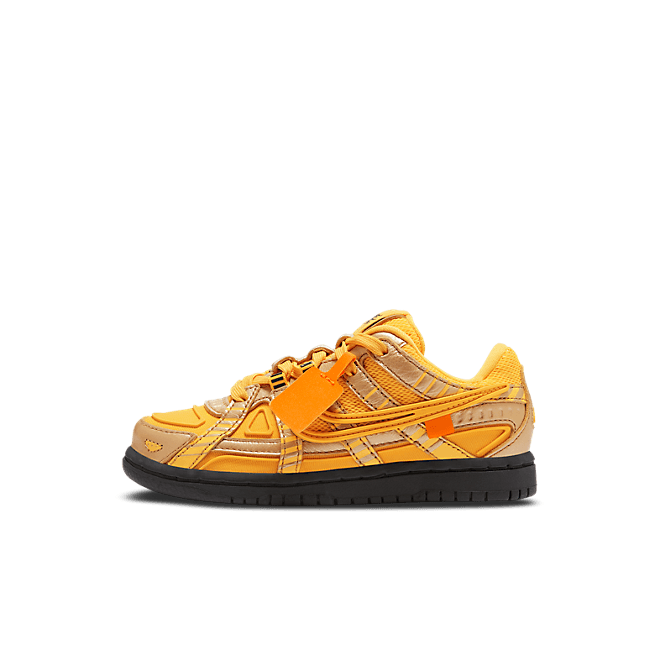 Nike Air Rubber Dunk Off-White University Gold (PS) CW7410-700