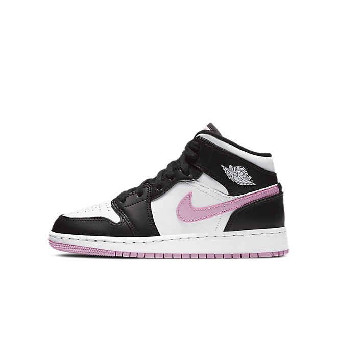 Jordan 1 Mid White Black Light Arctic Pink (GS) 555112-103