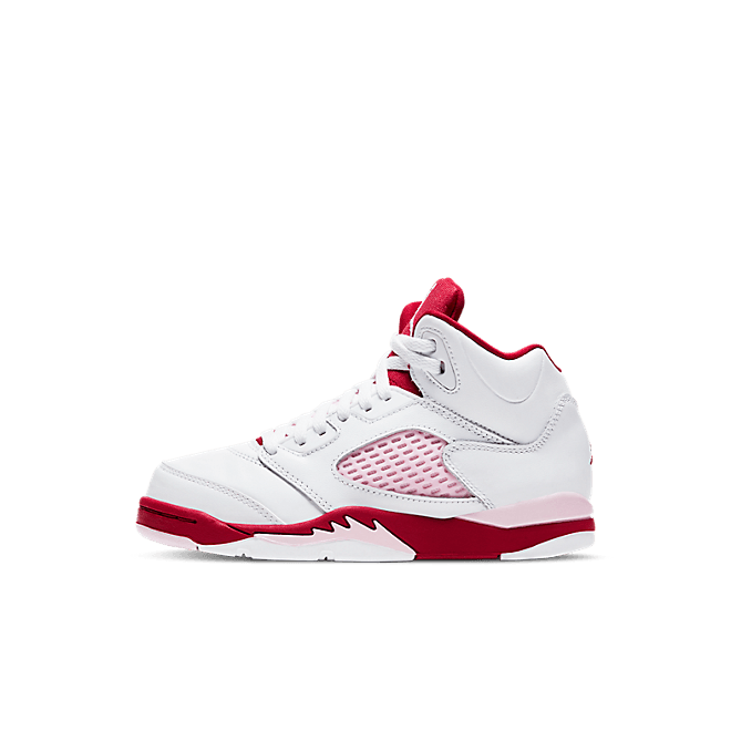 Jordan 5 Retro White Pink Red (PS) 440893-106