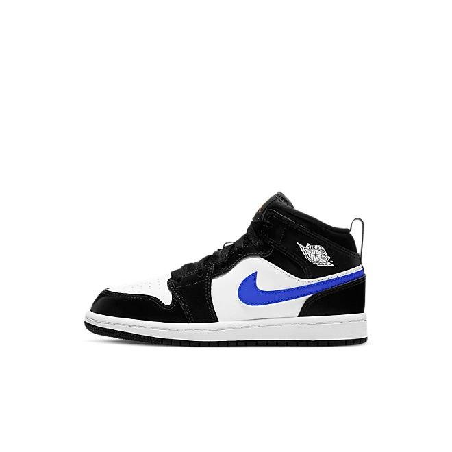 Jordan 1 Mid Black Racer Blue White (PS) 640734-084