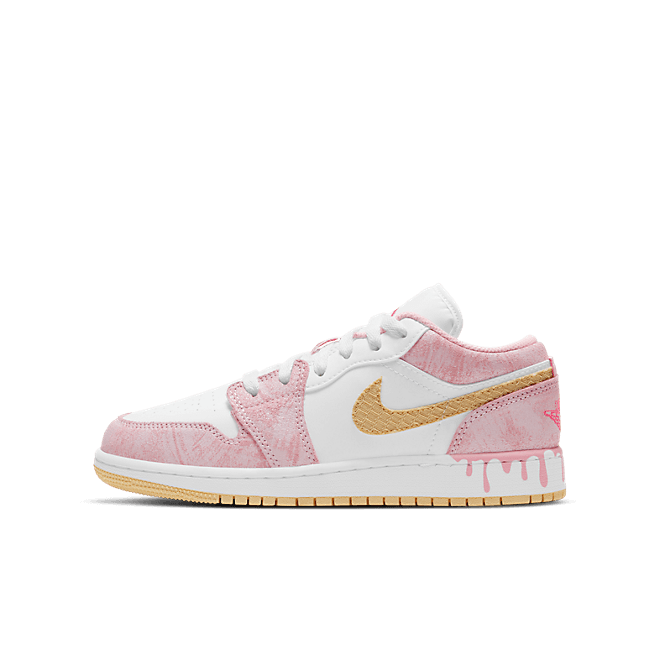 Air Jordan 1 Low GS 'Paint Drip' CW7104-601