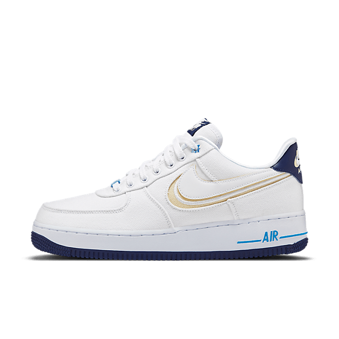 Nike Air Force 1 Low White Canvas Navy Sole DB3541-100
