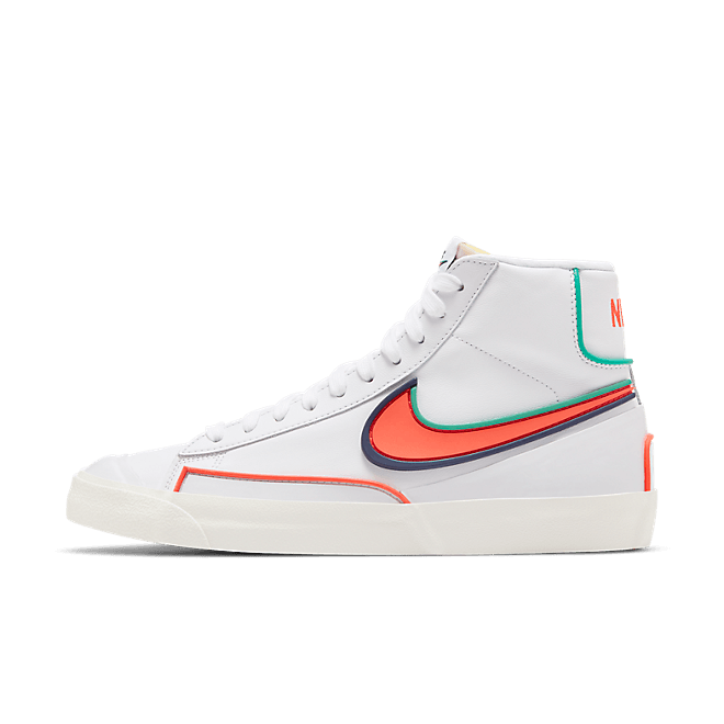 Nike Blazer Mid Infinite White Bright Crimson DA7233-102