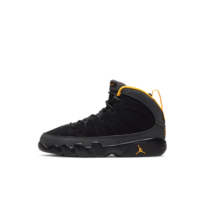 Jordan 9 Retro Dark Charcoal University Gold (PS) 401811-070