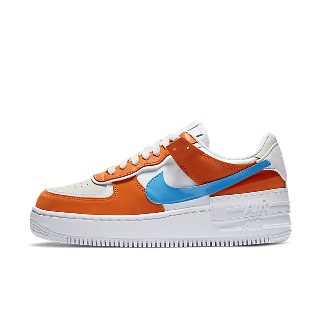 Nike WMNS Air Force 1 Shadow White Dark Orange (2020) CZ0365-100
