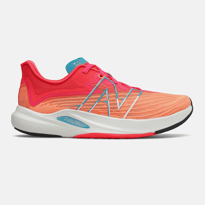 New Balance FuelCell Rebel v2 - Citrus Punch with Vivid Coral WFCXLM2