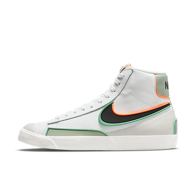 Nike Blazer Mid '77 Infinite White/ Black-Jade Smoke-Roma Green DA7233-104