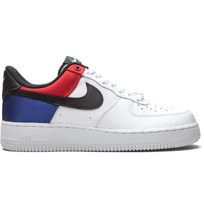 Nike Air Force 1 Low 07 LV8 Unite White Red Blue Satin CW7010-100