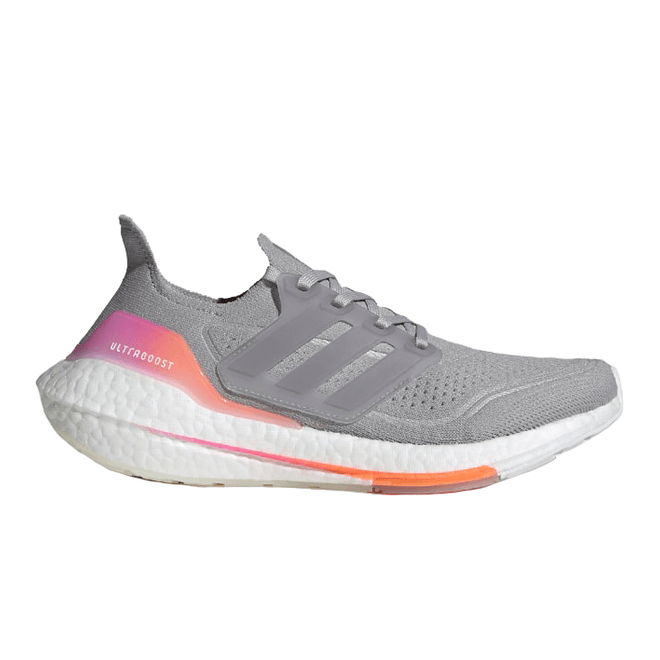 adidas Ultra Boost 21 Grey Screaming Orange (W) FY0397