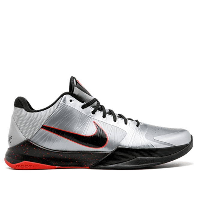 Nike Zoom Kobe 5 'Wolf Grey' Wolf Grey/Black-Daring Red 386429-006