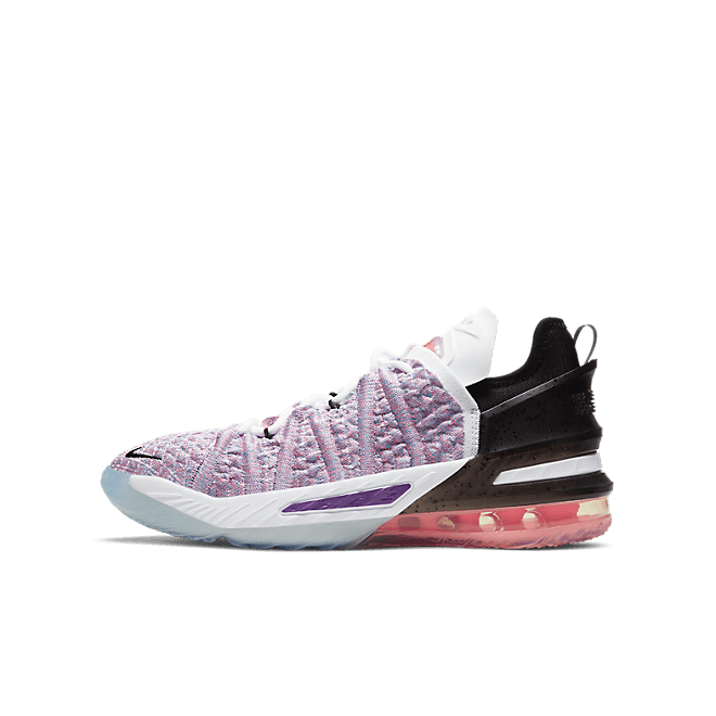 Kids Nike LeBron 18 GS 'Graffiti' Multi-Color/Black/Chlorine Blue CW2760-900