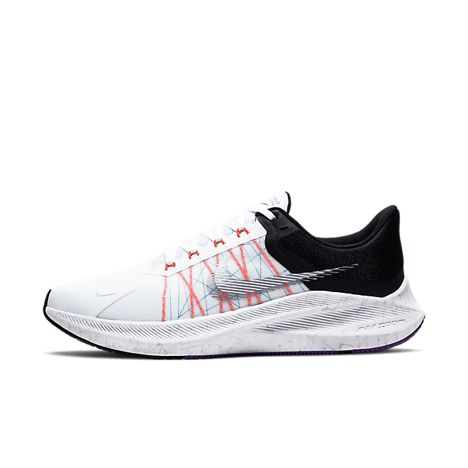 Nike Air Zoom Winflo 8 White Black Crimson CW3419-101