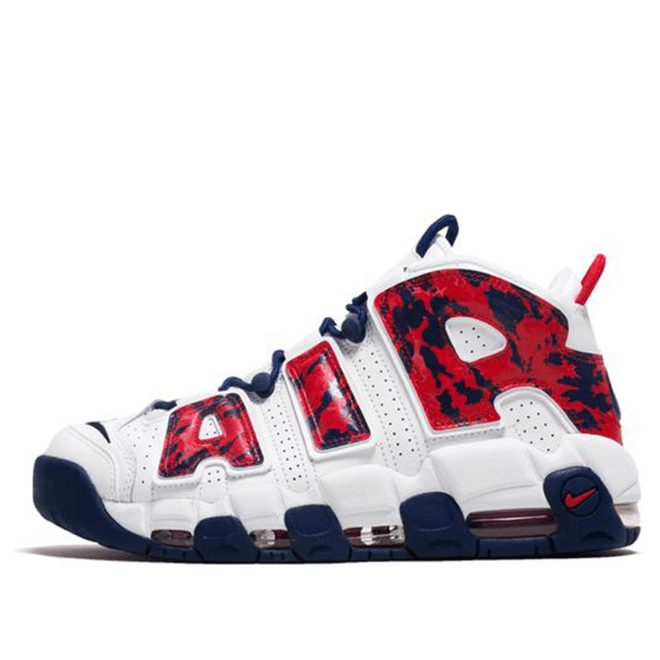 Nike Air More Uptempo 'Red Navy Camo' White/University Red/Blue Void CZ7877-100