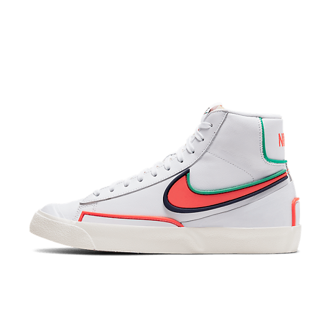 Nike Blazer Mid'77 Infinite White Green Crimson DC1746-103