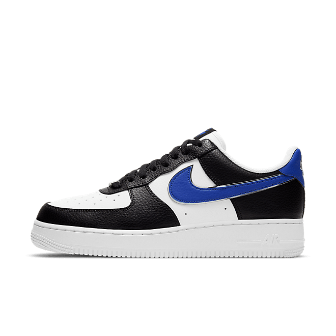 Nike Air Force 1 '07 LV8 'Black Game Royal' Black/White/Metallic Silver/Game Royal DD9784-001