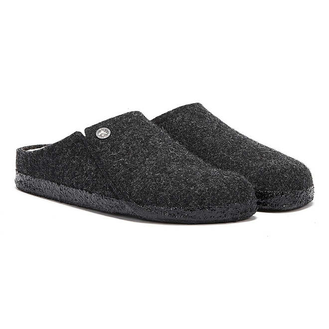 Birkenstock Zermatt Shearling Womens Anthracite Slippers 1015084