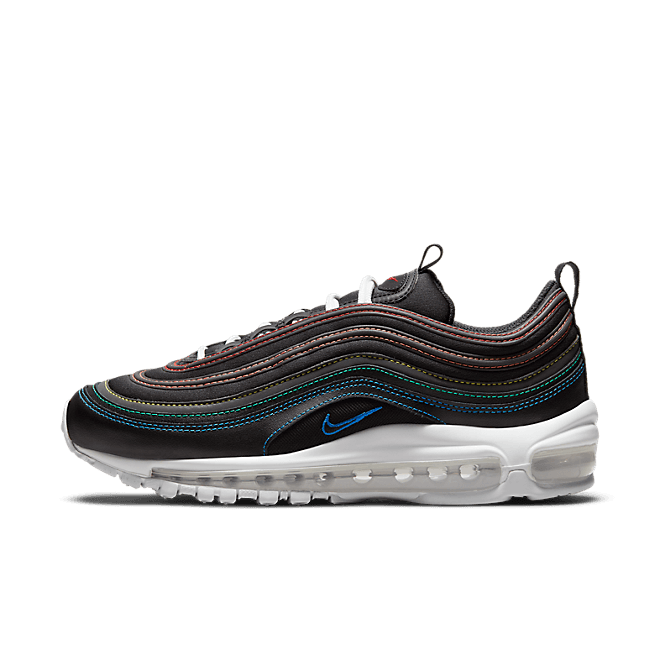 Nike Air Max 97 Black Rainbow Stitching (W) DJ5999-001
