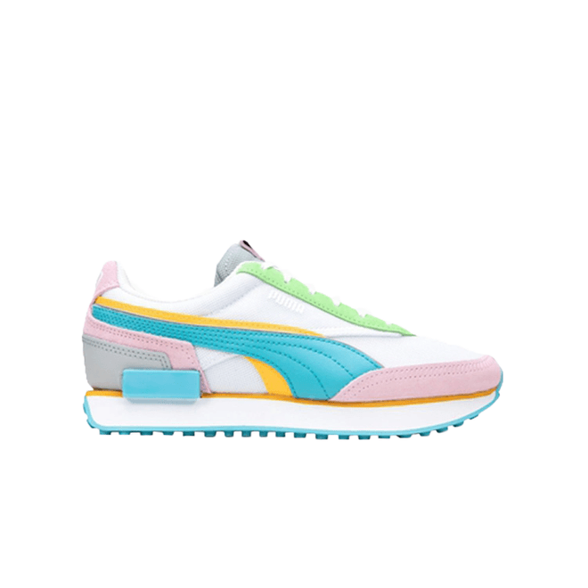 Puma Future Rider Double White Pink Blue (W) 382281-01
