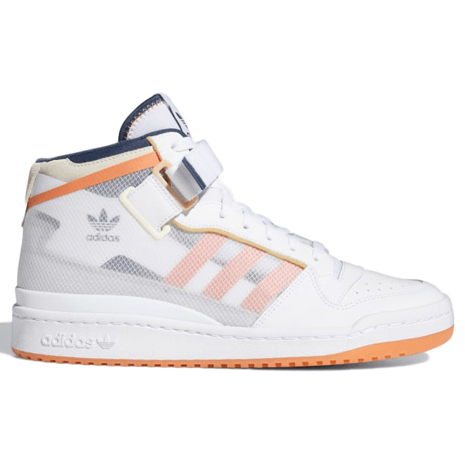 adidas Forum Mid TT White Acid Orange FY4707