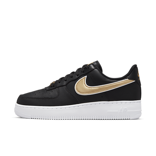 Nike Air Force 1 Low '07 Essential Black Metallic Gold (W) DD1523-001