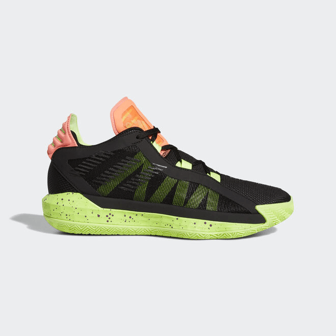 adidas Dame 6 Black Signal Green Coral EH2070