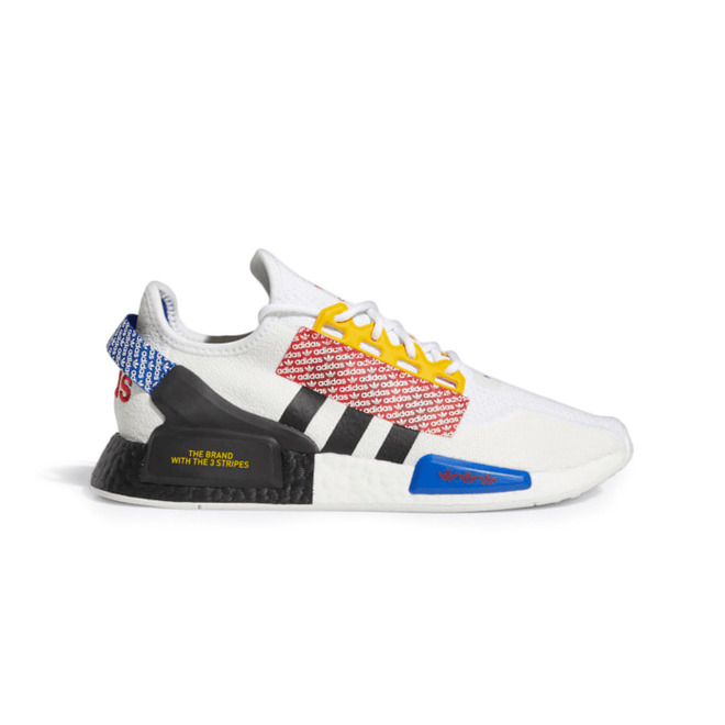 adidas NMD R1 V2 Logo Print Cloud White Multi FZ4825