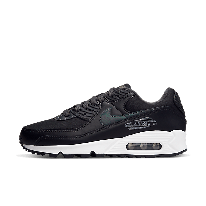 Nike Air Max 90 Black Metallic Silver (W) DC9445-001