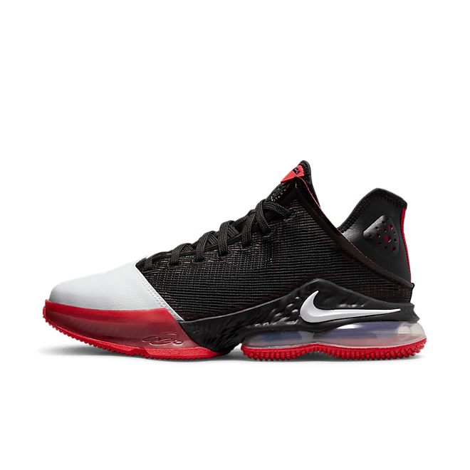 Nike Lebron 19 Low Black White University Red DH1270-001