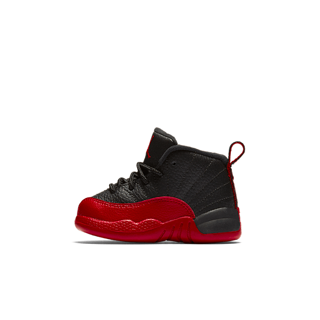 Air Jordan 12 Retro TD 'Flu Game' 2016 Black/Varsity Red Infant/Toddler  850000-002