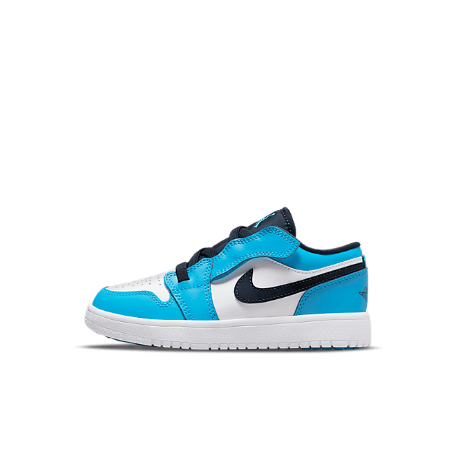 Kids Air Jordan 1 Low ATL PS Dark Powder Blue Basketball  BQ6066-144