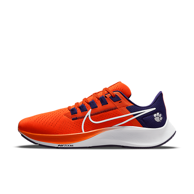 Nike College Air Zoom Pegasus 38 Clemson Marathon Running  DJ0819-800