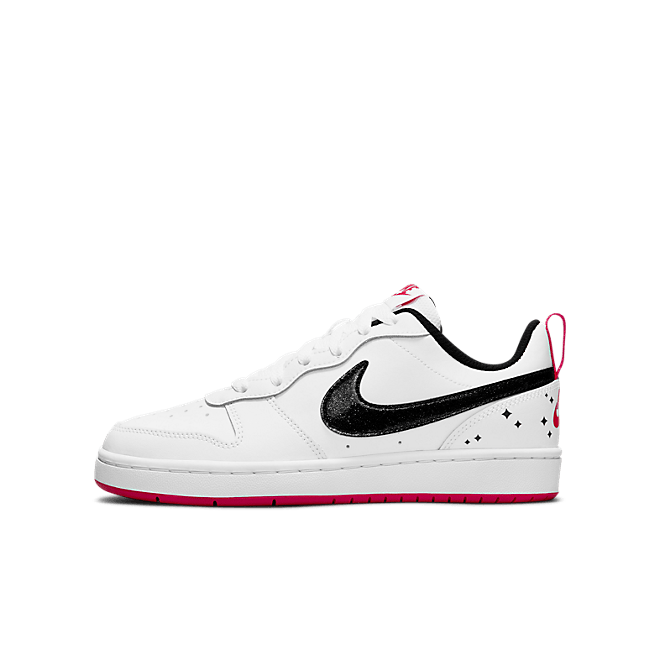 Kids Nike Court Borough Low 2 SE GS White Very berry  DM0110-100