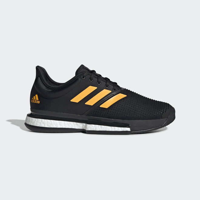 adidas SoleCourt 'Flash Orange' Core Black/Flash Orange/Carbon Marathon Running  EF2069