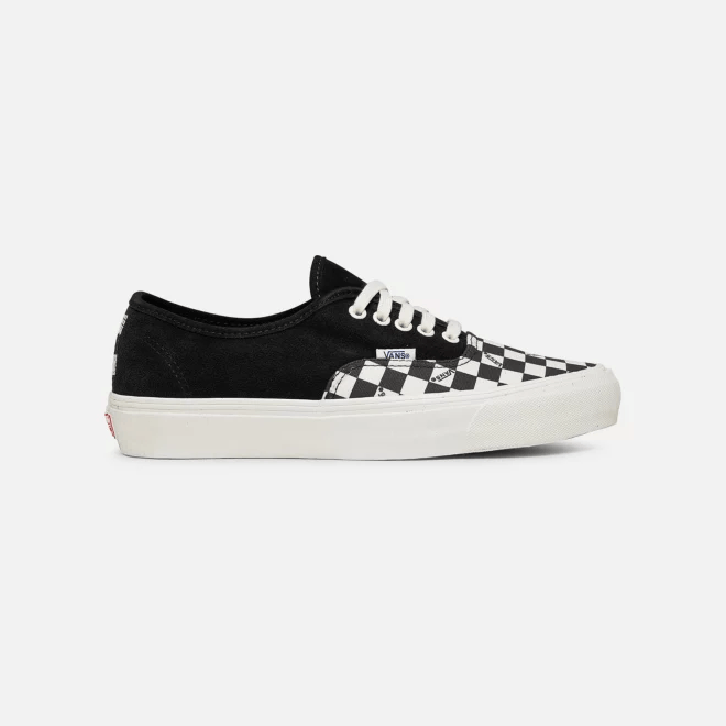 Vans OG Authentic LX 'Black Checkerboard Toe' Black/True White Canvas  VN0A45JJVQA