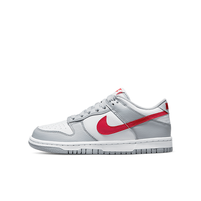 Nike Dunk Low White Grey Red (GS) DV7149-001