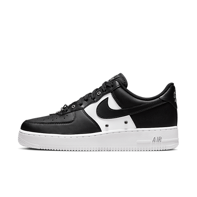 Nike Air Force 1 Low '07 PRM Black White Metallic Silver DA8571-001