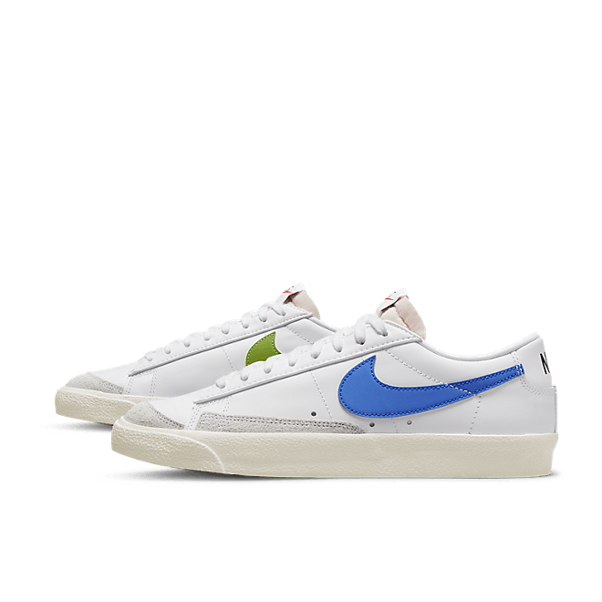 Nike Blazer Low 77 Vintage Vintage White Chlorophyll Medium Blue DA6364-107